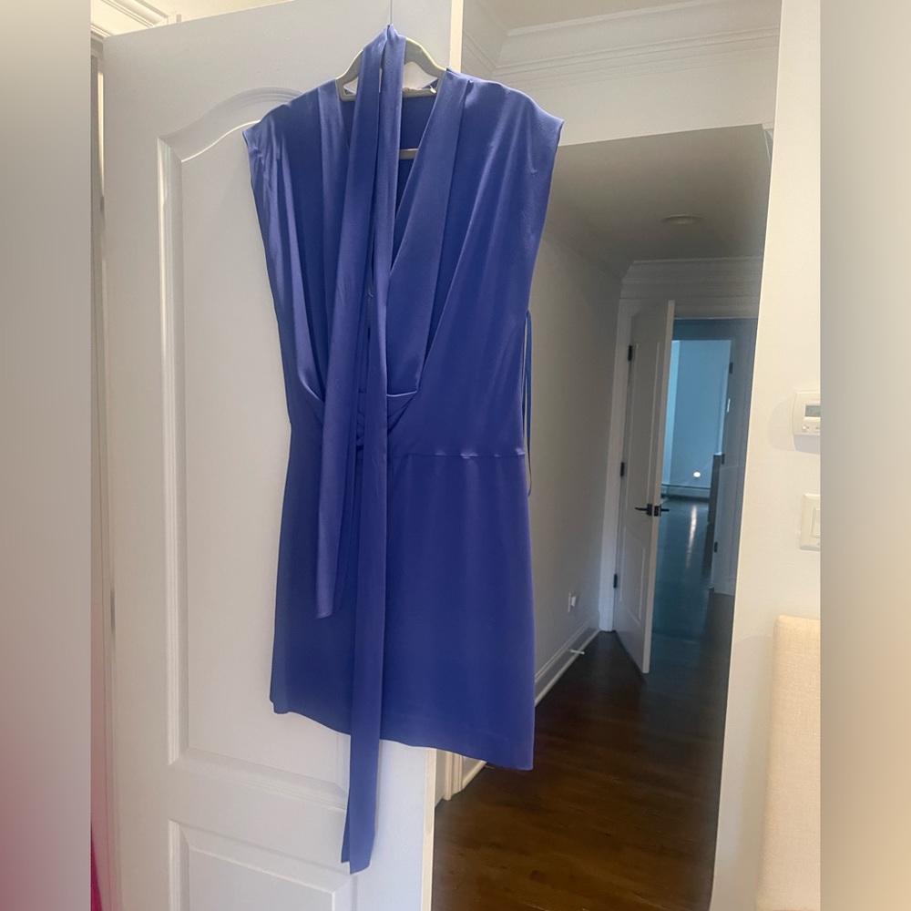 Dvf signature silk dress